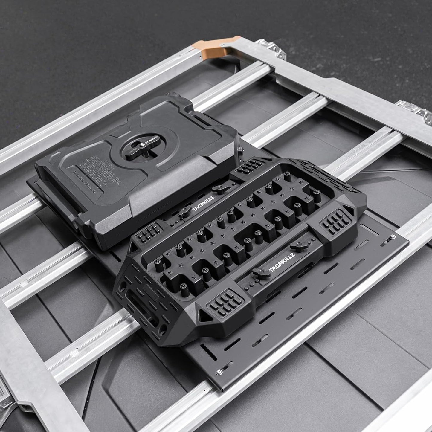 Roof Rack Cargo Carrier - Universal Roof Rack MOLLE Panel for Car Top Luggage Holder, Rooftop Cargo Carrier for Car SUV Truck
