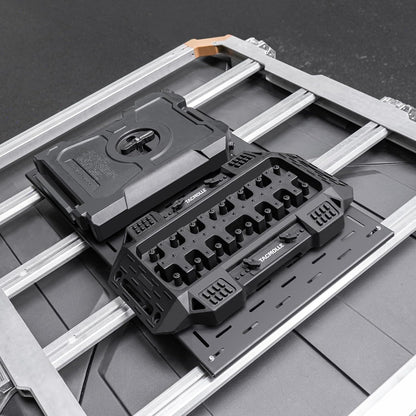 Roof Rack Cargo Carrier - Universal Roof Rack MOLLE Panel for Car Top Luggage Holder, Rooftop Cargo Carrier for Car SUV Truck