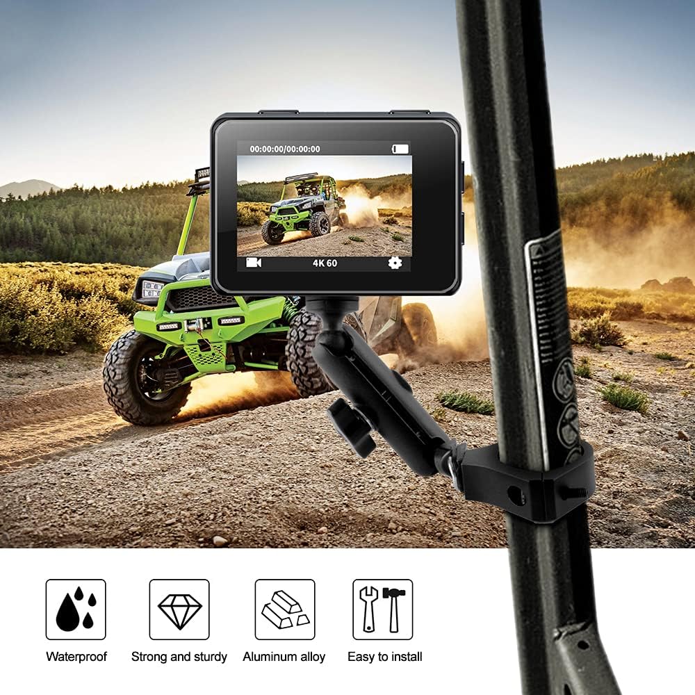 360 Degree Ball Head UTV ATV Camera Mount