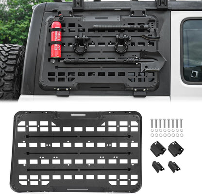 Rear Window Molle Storage Panel Flank Kit - Passenger side