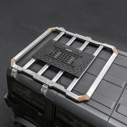 Roof Rack Cargo Carrier - Universal Roof Rack MOLLE Panel for Car Top Luggage Holder, Rooftop Cargo Carrier for Car SUV Truck