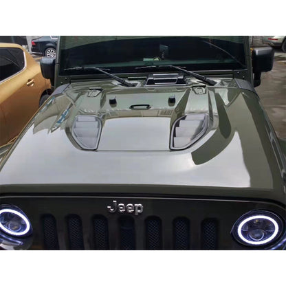 10th Anniversary Hood Replacement Hood Heat Dispersion for 2007-2017 Jeep Wrangler JK JKUe