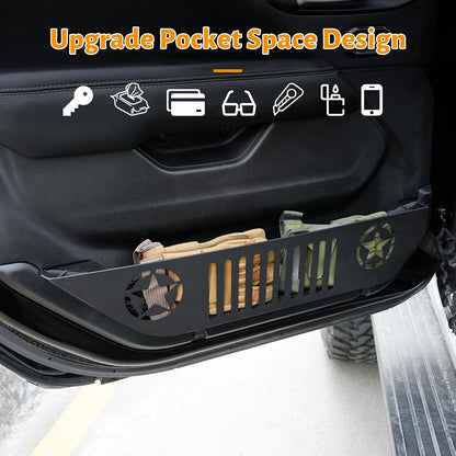 Front Pocket Storage with Cup Holder