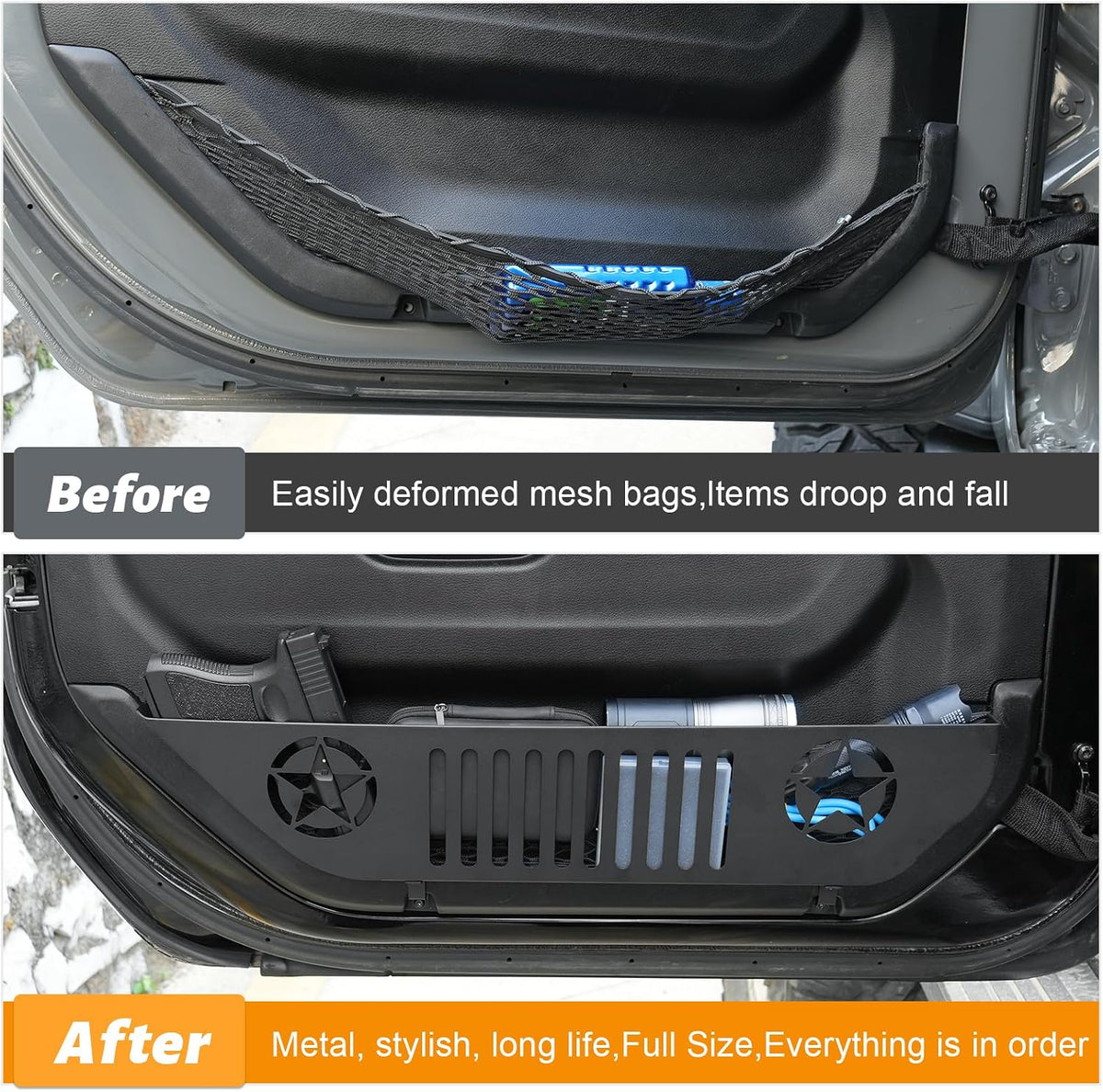 Front Pocket Storage with Cup Holder