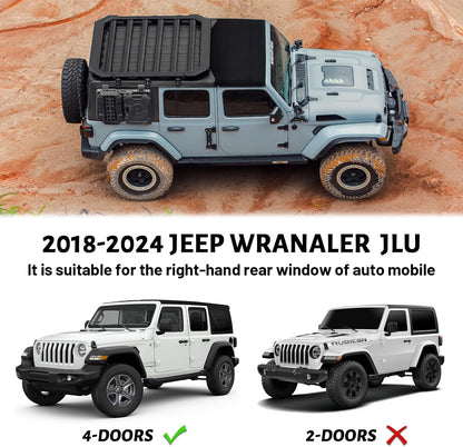 Rear Window Molle Storage Panel Flank Kit - Passenger side