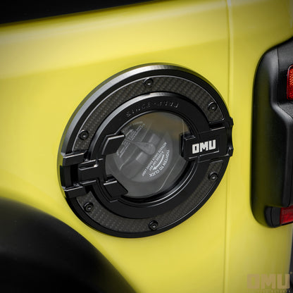 OMU Genesis Series Aluminum Transparent Space Capsule Gas Tank Cover For Jeep Wrangler JK/JL