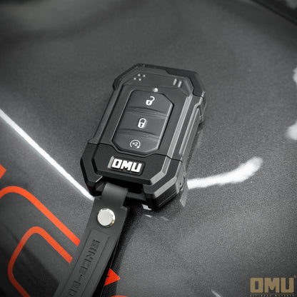 OMU Genesis Series Aluminum Key Case Key Fob For Jeep Wrangler JL / Gladiator JT