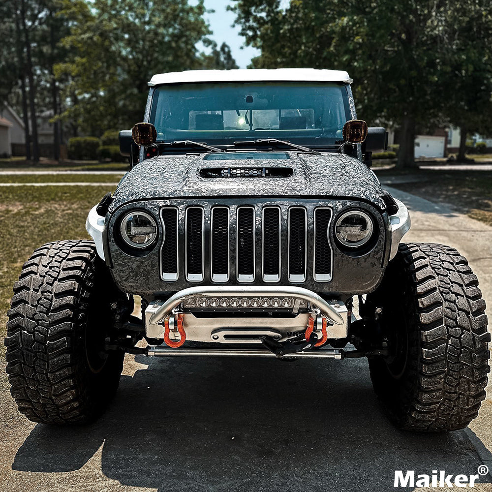 The Replacement Hood for 2007-2017 Jeep Wrangler JK JKU Space Capsule Hood Heat Dispersion Hood