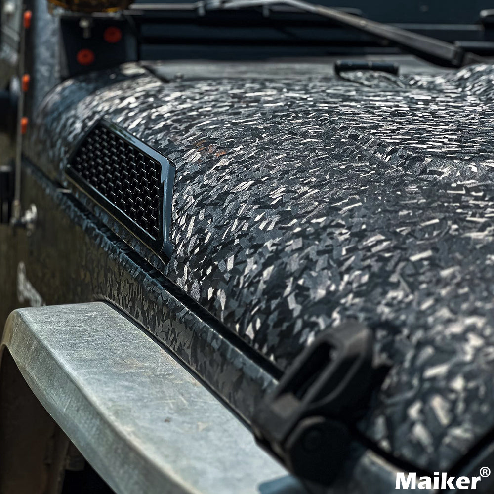 The Replacement Hood for 2007-2017 Jeep Wrangler JK JKU Space Capsule Hood Heat Dispersion Hood