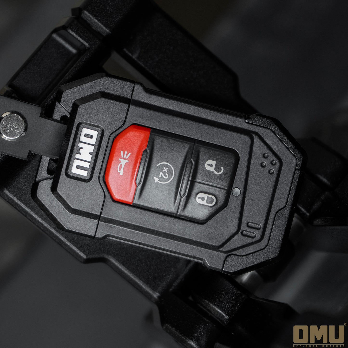OMU Genesis Series Aluminum Key Case Key Fob For Jeep Wrangler JL / Gladiator JT