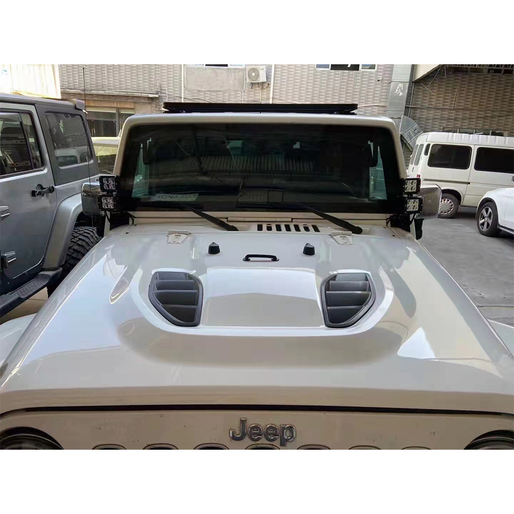 10th Anniversary Hood Replacement Hood Heat Dispersion for 2007-2017 Jeep Wrangler JK JKUe