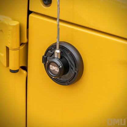 OMU Genesis Series Aluminum Antenna Base Cover For Jeep Wrangler JK JL JT