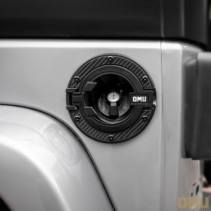 OMU Genesis Series Aluminum Transparent Space Capsule Gas Tank Cover For Jeep Wrangler JK/JL