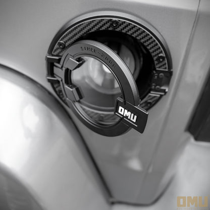 OMU Genesis Series Aluminum Transparent Space Capsule Gas Tank Cover For Jeep Wrangler JK/JL
