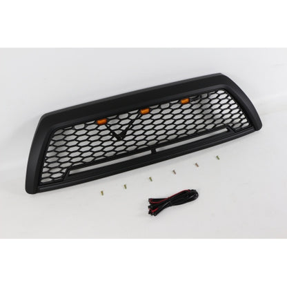 Black Front Grille Fits For Toyota 4 Runner 2006-2009 Honeycomb Grill with Light