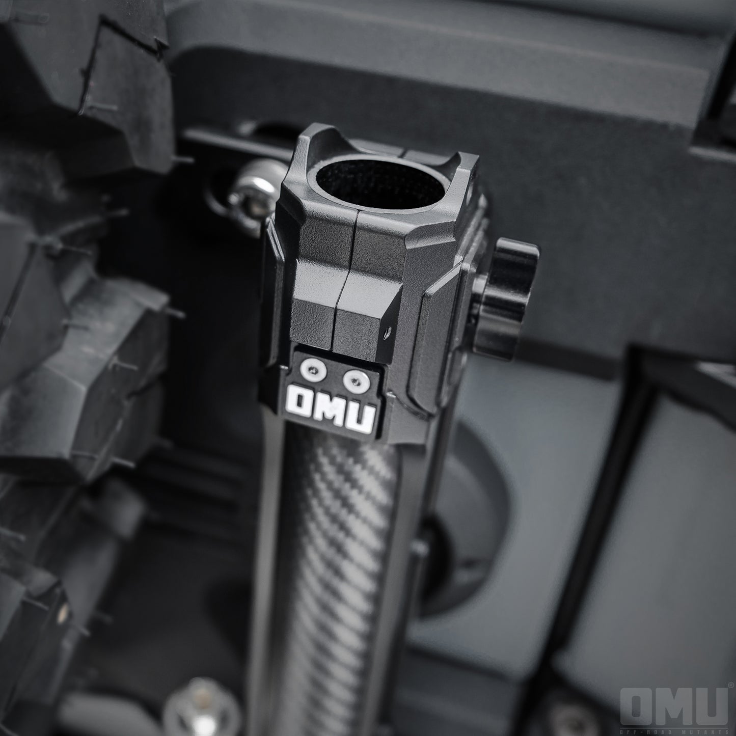 OMU Aluminum Tailgate Flagpole Holder Bracket for Jeep Wrangler JK JL