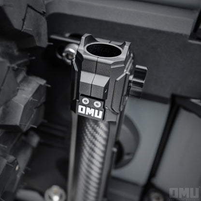 OMU Aluminum Tailgate Flagpole Holder Bracket for Jeep Wrangler JK JL