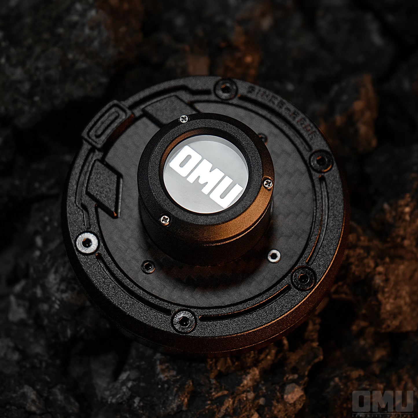 OMU Genesis Series Aluminum Antenna Base Cover For Jeep Wrangler JK JL JT
