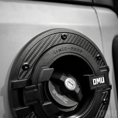 OMU Genesis Series Aluminum Transparent Space Capsule Gas Tank Cover For Jeep Wrangler JK/JL